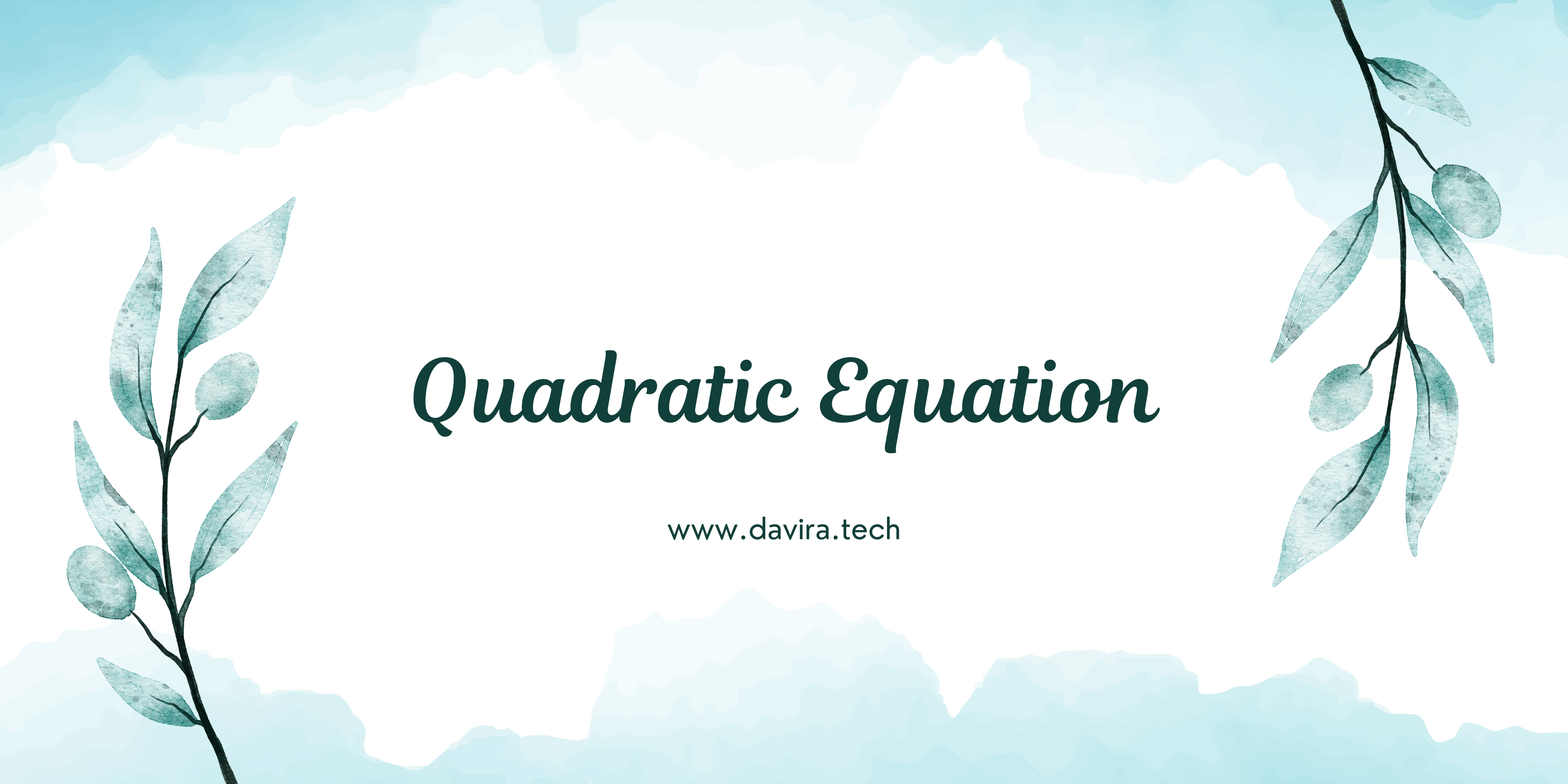 Quadaratic-Equation